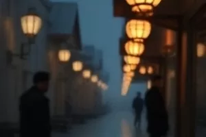 《晚风里的九封信》封面，纸信与台灯特写